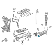 OEM Chevrolet Cruze Limited Cooler Assembly Gasket Diagram - 55568536