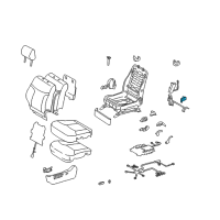 OEM 2010 Toyota 4Runner Lumbar Switch Diagram - 84920-0E010-C0