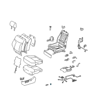 OEM 2006 Toyota Sequoia Adjust Knob Diagram - 84921-60110-B4