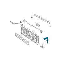 OEM 2004 Toyota Tundra Cylinder & Keys Diagram - 69055-34010