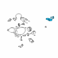 OEM Lexus GS430 Headlamp Leveling Computer Assembly Diagram - 89960-30051