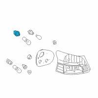 OEM Scion xA Socket Diagram - 90075-60017