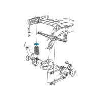 OEM 1998 Ford Expedition Spring Insulator Diagram - F75Z-5536-AA