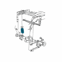 OEM Lincoln Coil Spring Diagram - F75Z-5560-FA