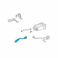 OEM 2007 Lexus GX470 Sensor, Oxygen Diagram - 89465-35690