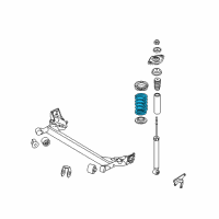 OEM 2008 Hyundai Accent Spring-Rear Diagram - 55330-1E000--DS