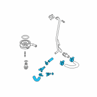 OEM Lexus HS250h Hose, Water By-Pass Diagram - 16267-28080