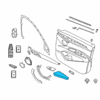 OEM 2020 BMW X2 Armrest, Left Diagram - 51-41-7-468-763