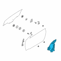 OEM Kia Forte Regulator Assembly-Front Door Diagram - 824011M200