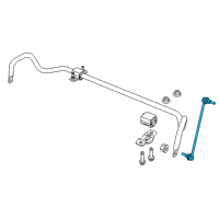 OEM 2020 Chrysler Voyager Link-STABILIZER Bar Diagram - 68313384AA