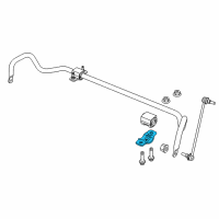 OEM Chrysler Voyager RETAINER-STABILIZER Bar GROMMET Diagram - 68231840AA