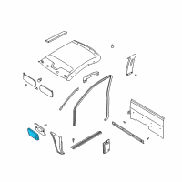 OEM 1998 Nissan Frontier Lens-Room Lamp Diagram - 26411-8B200