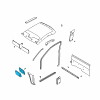 OEM 1998 Nissan Frontier Lamp Assembly-Room Diagram - 26410-8B200