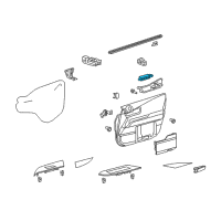 OEM 2014 Lexus RX350 Switch, Seat Memory Diagram - 84927-0E020-C0