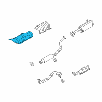 OEM 2010 Kia Soul Protector-Heat Front Diagram - 287912K200