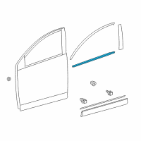 OEM 2013 Toyota RAV4 Belt Molding Diagram - 75720-0R030