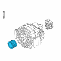 OEM BMW M850i xDrive Gran Coupe Pulley Alternator Diagram - 12-31-8-636-420