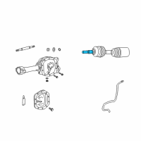 OEM 2012 Jeep Liberty Boot Pkg-Half Shaft Diagram - 5066025AB