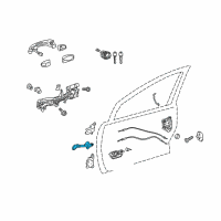 OEM 2019 Toyota Prius C Door Check Diagram - 68610-52170