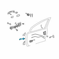 OEM 2012 Toyota Prius C Door Check Diagram - 68610-52170