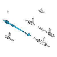 OEM Kia Forte BOOT KIT-FR AXLE DIF Diagram - 49542M7800