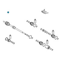 OEM Kia Forte Bearing Bracket & Sh Diagram - 49560M6800