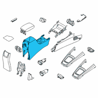 OEM Hyundai Venue Console-RR Floor Diagram - 846A1-K2150-NNB