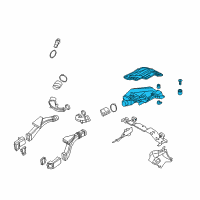 OEM 2013 BMW 550i Intake Silencer Diagram - 13-71-7-577-466