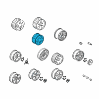 OEM 2006 Ford Mustang Wheel, Alloy Diagram - 6R3Z-1007-D