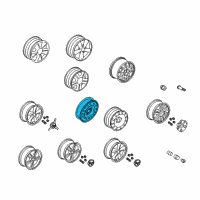 OEM 2008 Ford Mustang Wheel, Steel Diagram - 6R3Z-1007-BA