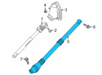 OEM Chevrolet Silverado 2500 HD Lower Shaft Diagram - 23380162