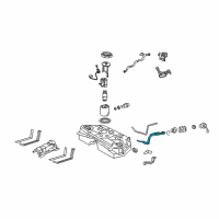 OEM Lexus GS450h Pipe Sub-Assy, Fuel Tank Filler Diagram - 77201-30470