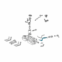 OEM 2007 Lexus GS450h Pipe Sub-Assy, Fuel Tank Filler Diagram - 77201-30470