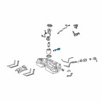 OEM 2006 Lexus GS300 Regulator Assy, Fuel Pressure Diagram - 23280-31020