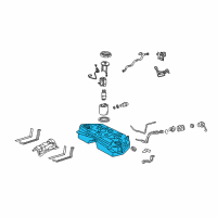 OEM Lexus GS450h Fuel Tank Assembly Diagram - 77001-30591