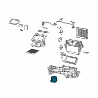 OEM 2021 Jeep Wrangler Motor-Blower With Wheel Diagram - 68301851AA