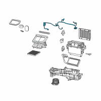 OEM 2022 Jeep Wrangler Wiring-A/C And Heater Diagram - 68301853AA