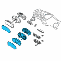 OEM 2015 Kia Soul Cluster Assembly-Instrument Diagram - 94016B2510