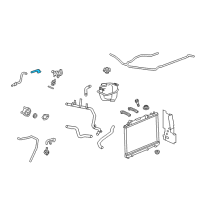 OEM 2009 Cadillac STS Outlet Hose Diagram - 25800335