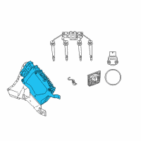 OEM 2002 Chrysler Sebring Engine Controller Module Diagram - R4896792AE