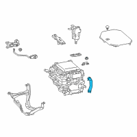 OEM 2019 Lexus LS500h Hose, Inverter Cooling Diagram - G9225-30210