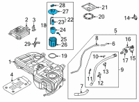 OEM 2022 Hyundai Tucson PUMP ASSY-FUEL Diagram - 31120-N9500