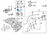 OEM Kia Carnival FILTER-FUEL PUMP Diagram - 31115N9500