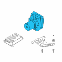 OEM BMW M6 Dsc Hydraulic Unit Diagram - 34-51-6-852-821