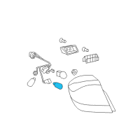 OEM 2014 Chevrolet Equinox Stoplamp Bulb Diagram - 22692679