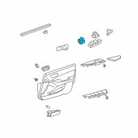 OEM Lexus Switch Assy, Door Control Diagram - 84930-33110