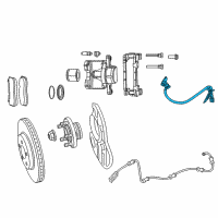 OEM 2020 Dodge Charger Line-Brake Diagram - 68257657AA