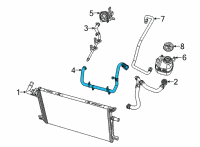 OEM 2021 Jeep Wrangler Hose-COOLANT Diagram - 68335901AA