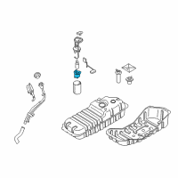 OEM Kia Sorento Fuel Filter Assembly Diagram - 31911FD500