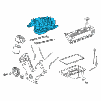 OEM 1997 Ford Expedition Lower Manifold Diagram - F75Z-9424-AB